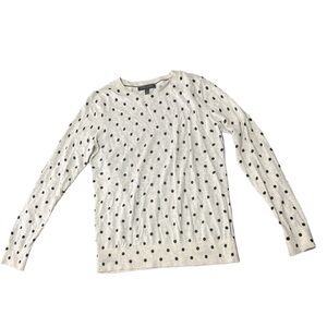 Banana Republic Women’s Polka Dot Long Sleeve 
Size: Small
